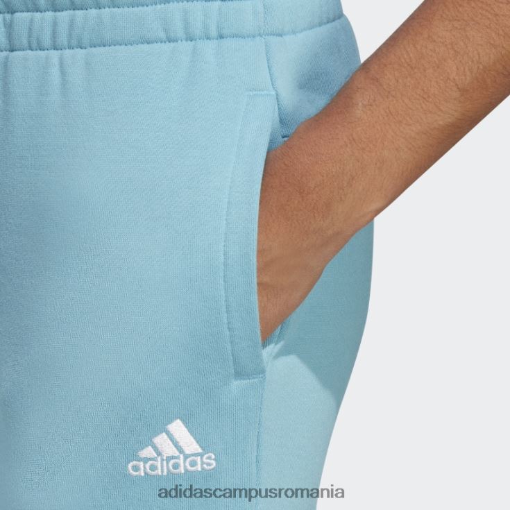 adidas campus romania pantaloni de jogging liniari French Terry cu manșete, albaștri femei albastru alb J266N216387