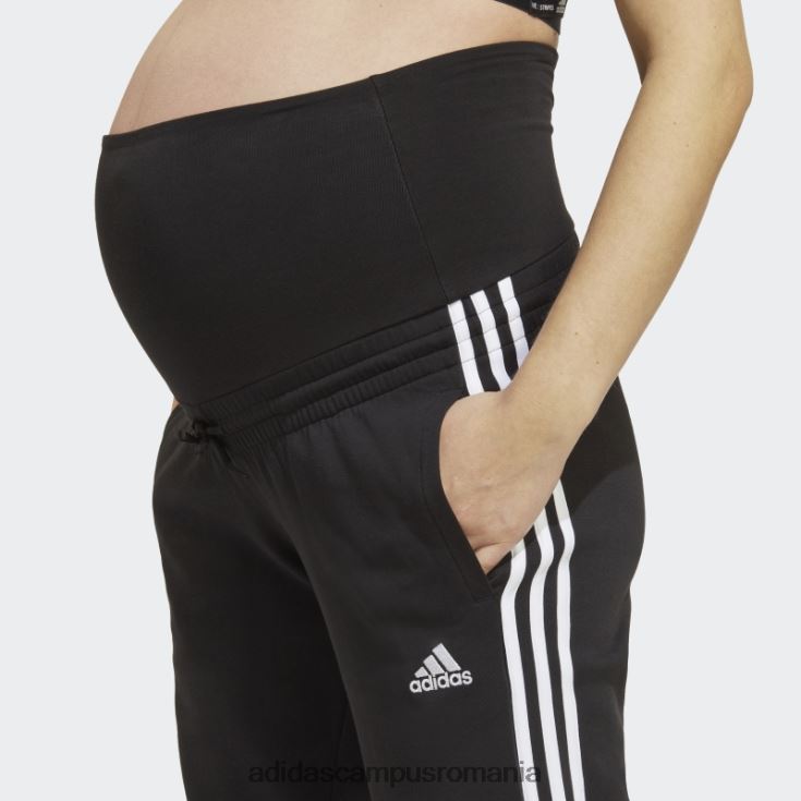 adidas campus romania pantaloni de maternitate negri femei alb negru J266N29740