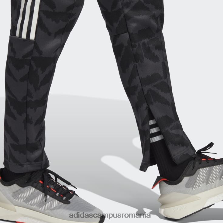 adidas campus romania pantaloni de sport de stil de viață tiro, carbon adidas femei carbon/negru/multicolor/alb J266N29558