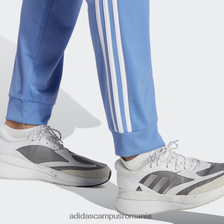 adidas campus romania pantaloni de sport subțiri, conici, cu 3 dungi, pentru încălzire primegreen essentials femei albastru alb J266N29652
