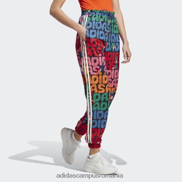 adidas campus romania pantaloni de sport x farm rio negri femei negru/stacojiu J266N29897