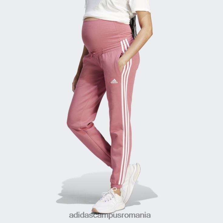 adidas campus romania pantaloni de trening de maternitate roz adidas femei roz/alb J266N216704