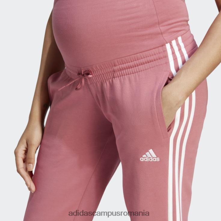 adidas campus romania pantaloni de trening de maternitate roz adidas femei roz/alb J266N216704