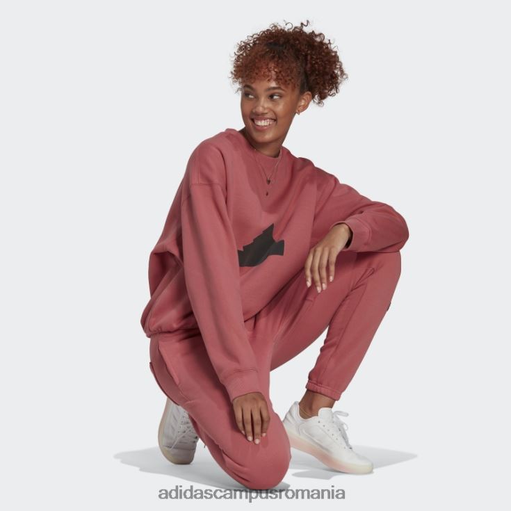 adidas campus romania pantaloni de trening roșii femei roșu J266N22282