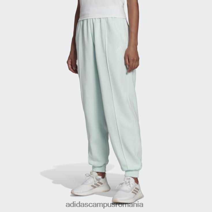 adidas campus romania pantaloni fleece essentials studio ice mint adidas femei menta cu gheata/alb J266N210476
