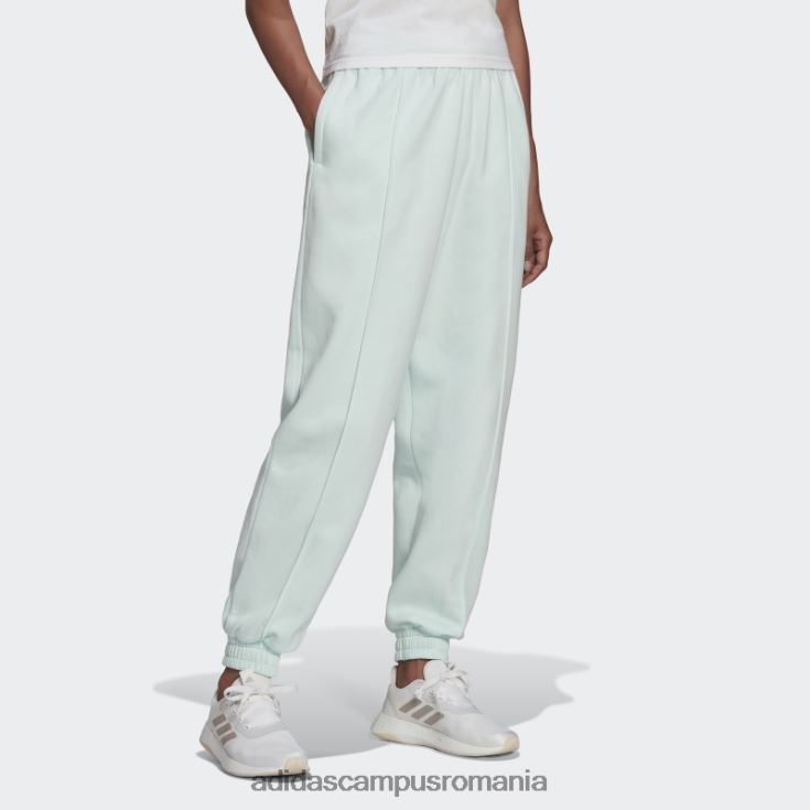 adidas campus romania pantaloni fleece essentials studio ice mint adidas femei menta cu gheata/alb J266N210476