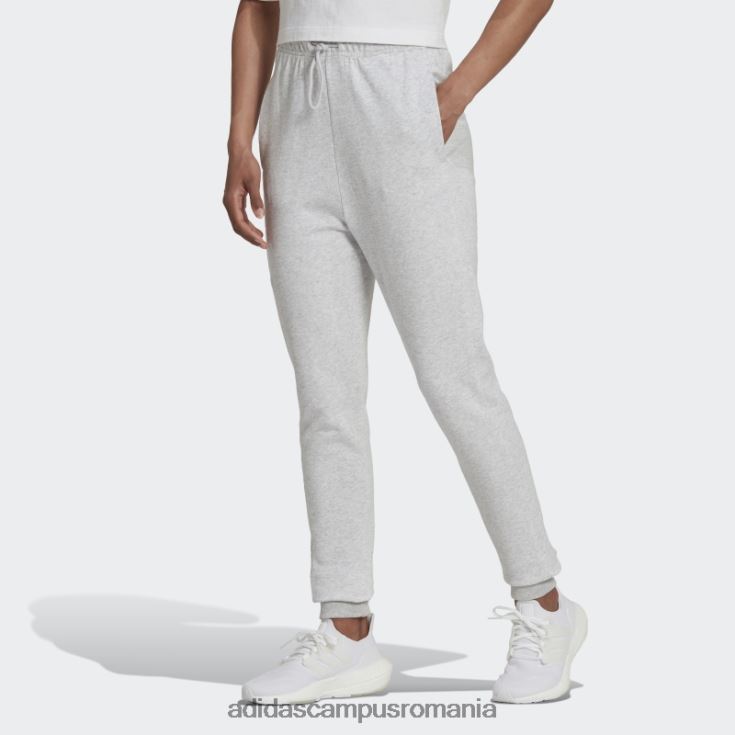 adidas campus romania pantaloni gri deschis studio lounge cu talie înaltă femei erica gri deschis J266N210547