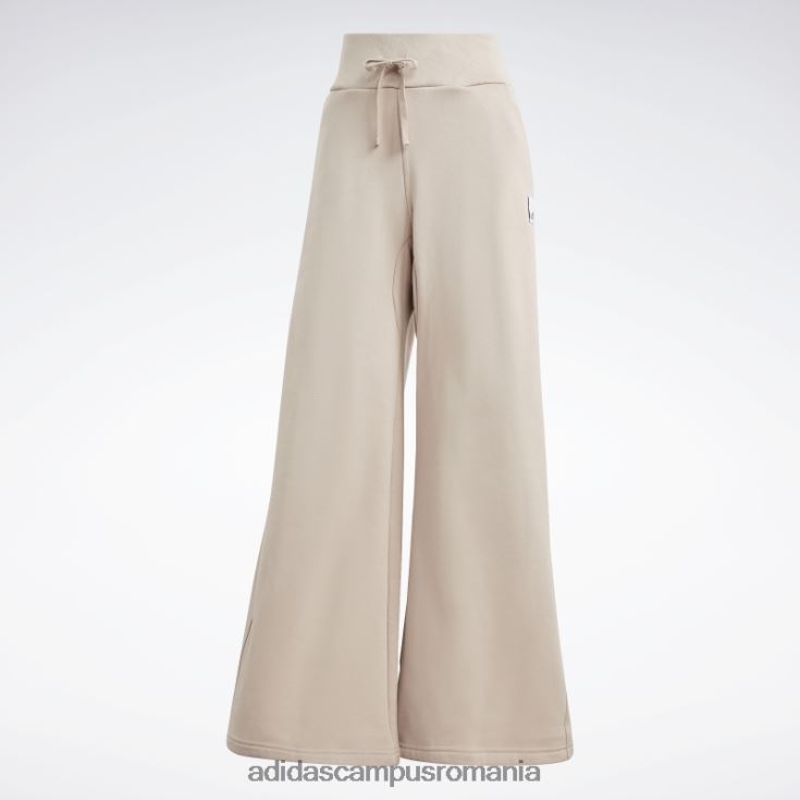 adidas campus romania pantaloni largi din fleece lounge taupe adidas femei taupe J266N22520