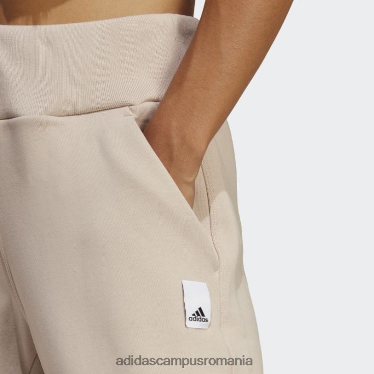 adidas campus romania pantaloni largi din fleece lounge taupe adidas femei taupe J266N22520