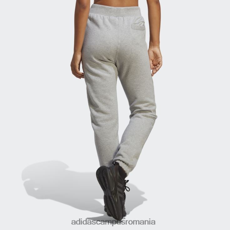 adidas campus romania pantaloni lounge fleece gri mediu femei gri mediu J266N22395