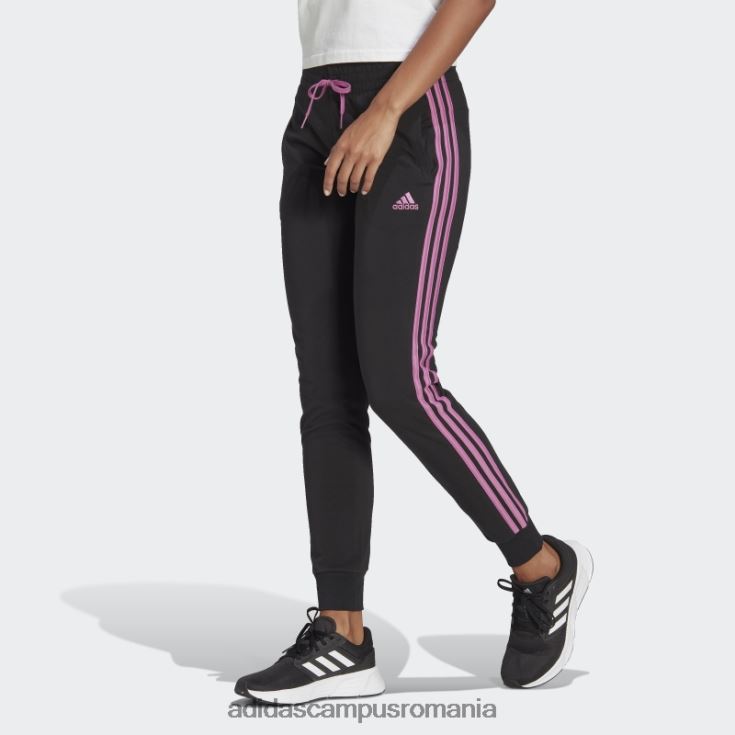 adidas campus romania pantaloni negri cu 3 dungi adidas femei negru/liliac J266N29060