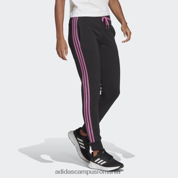 adidas campus romania pantaloni negri cu 3 dungi adidas femei negru/liliac J266N29060