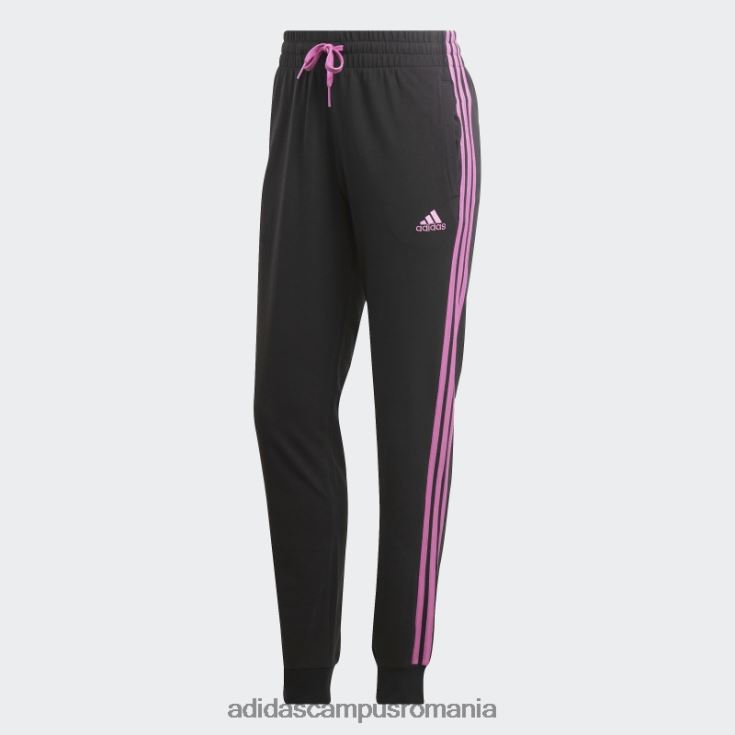 adidas campus romania pantaloni negri cu 3 dungi adidas femei negru/liliac J266N29060