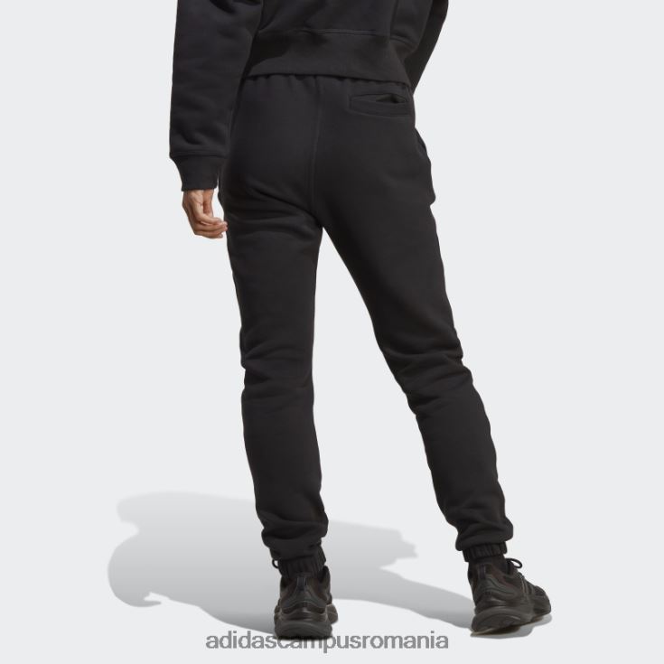 adidas campus romania pantaloni negri din fleece lounge eleganti femei negru J266N28962