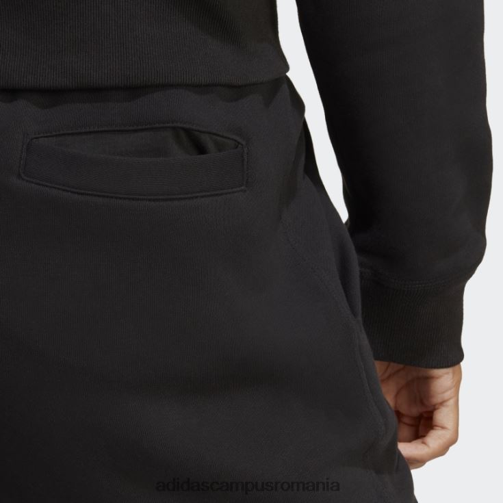 adidas campus romania pantaloni negri din fleece lounge eleganti femei negru J266N28962