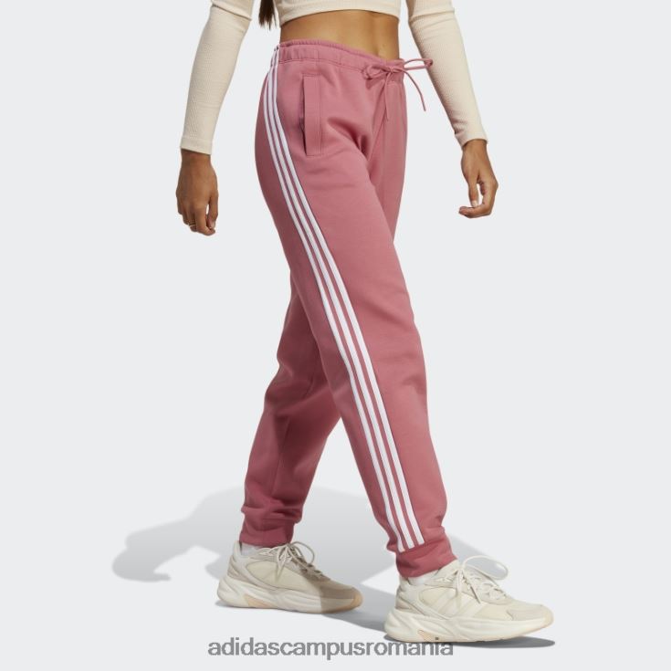 adidas campus romania pantaloni obișnuiți cu 3 dungi icoane viitoare roz femei roz J266N29113