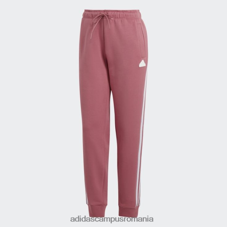 adidas campus romania pantaloni obișnuiți cu 3 dungi icoane viitoare roz femei roz J266N29113