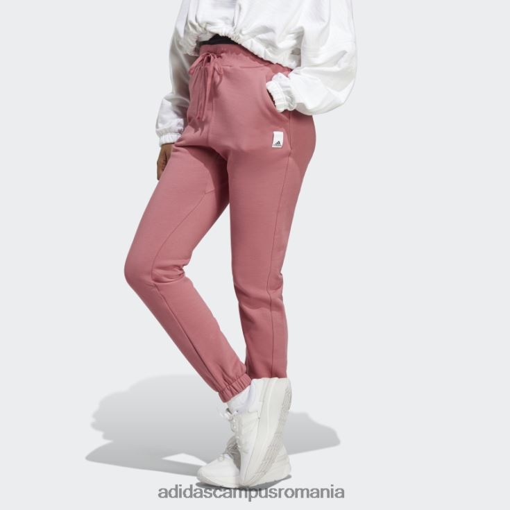 adidas campus romania pantaloni roz lounge fleece femei roz J266N29125