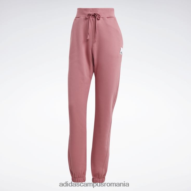 adidas campus romania pantaloni roz lounge fleece femei roz J266N29125