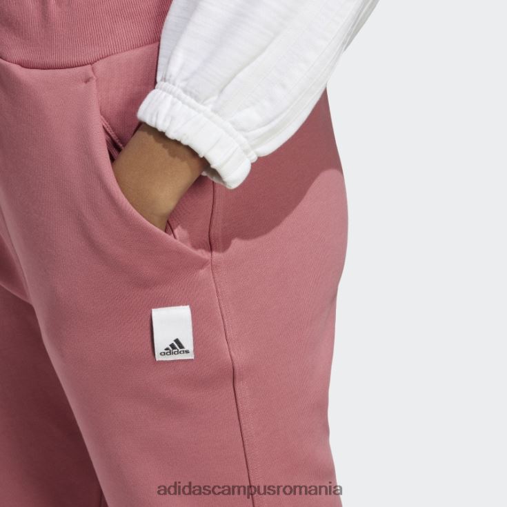adidas campus romania pantaloni roz lounge fleece femei roz J266N29125