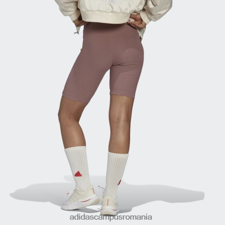 adidas campus romania pantaloni scurți biker cu coaste violet femei violet/negru J266N23724