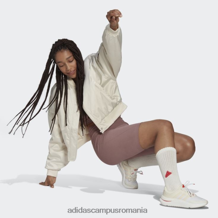 adidas campus romania pantaloni scurți biker cu coaste violet femei violet/negru J266N23724