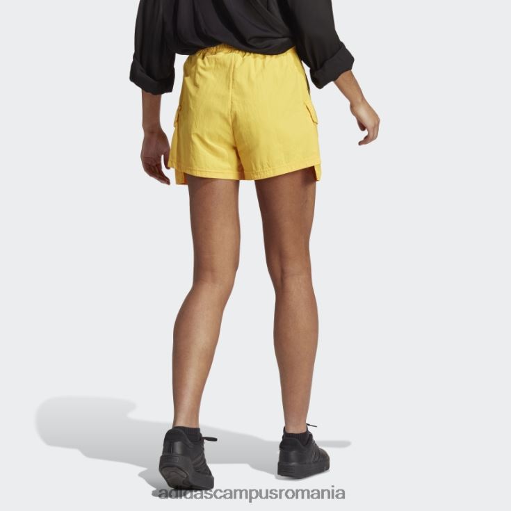 adidas campus romania pantaloni scurți cargo țesuți de dans auriu femei auriu/negru J266N28837
