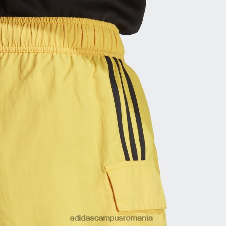 adidas campus romania pantaloni scurți cargo țesuți de dans auriu femei auriu/negru J266N28837