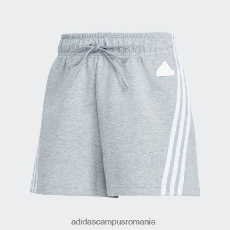 adidas campus romania pantaloni scurți cu 3 dungi gri mediu viitor icons femei gri mediu J266N22597