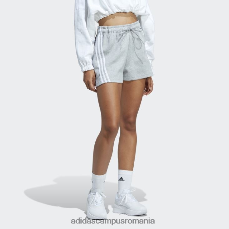 adidas campus romania pantaloni scurți cu 3 dungi gri mediu viitor icons femei gri mediu J266N29310