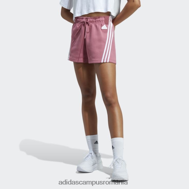adidas campus romania pantaloni scurți cu 3 dungi icoane viitoare roz femei roz J266N29322