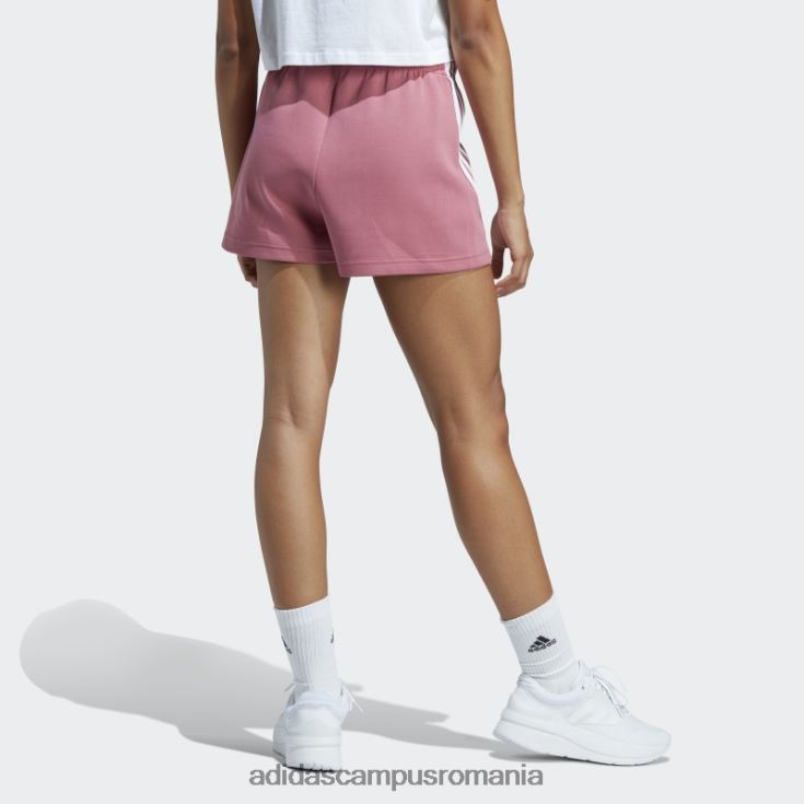 adidas campus romania pantaloni scurți cu 3 dungi icoane viitoare roz femei roz J266N29322
