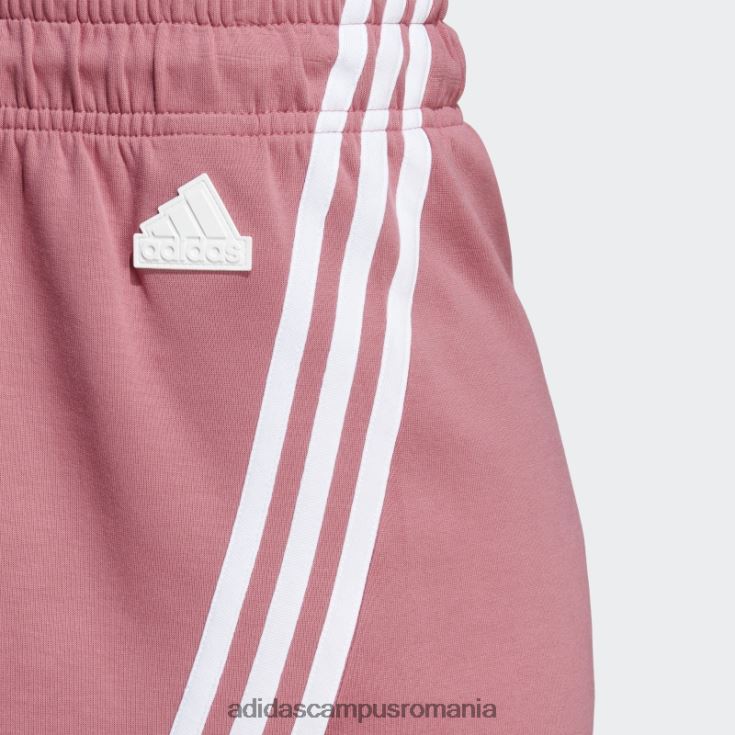 adidas campus romania pantaloni scurți cu 3 dungi icoane viitoare roz femei roz J266N29322