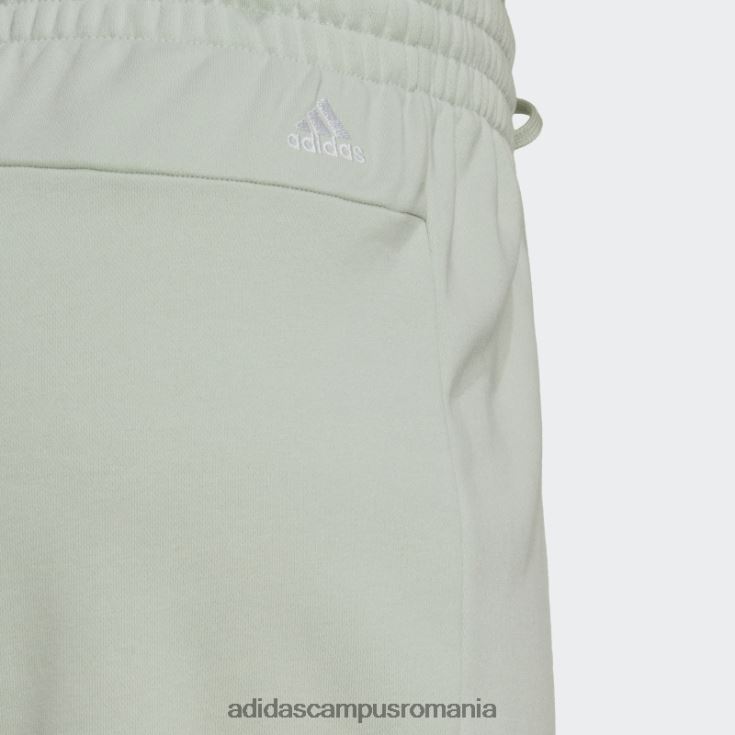 adidas campus romania pantaloni scurți cu logo subțire green essentials (plus mărime) adidas femei verde/alb J266N29861
