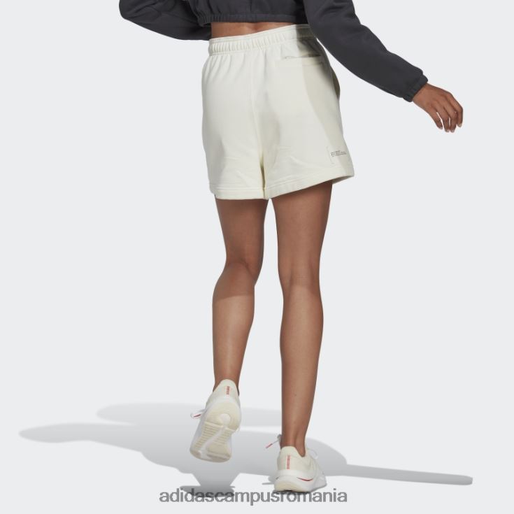 adidas campus romania pantaloni scurți de transpirație albi femei alb J266N22582