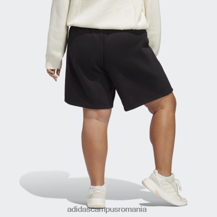 adidas campus romania pantaloni scurți din lână negri all szn (plus mărime) fashion femei negru J266N29839