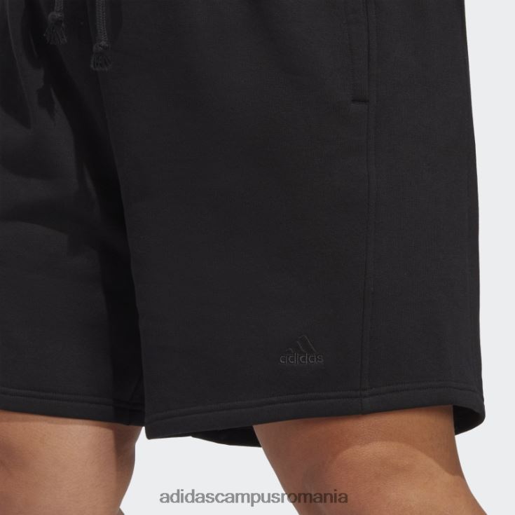 adidas campus romania pantaloni scurți din lână negri all szn (plus mărime) fashion femei negru J266N29839