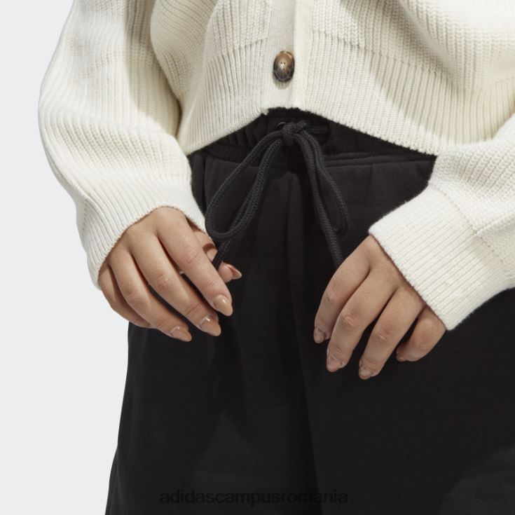 adidas campus romania pantaloni scurți din lână negri all szn (plus mărime) fashion femei negru J266N29839