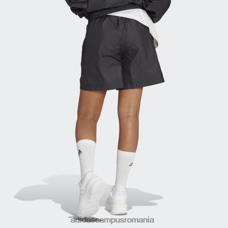 adidas campus romania pantaloni scurți țesuți cu icoane viitoare negre femei negru J266N22309