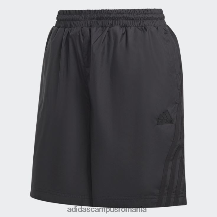 adidas campus romania pantaloni scurți țesuți cu icoane viitoare negre femei negru J266N22309