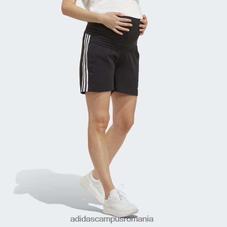 adidas campus romania pantaloni scurți negri de maternitate femei alb negru J266N216997