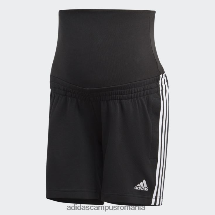 adidas campus romania pantaloni scurți negri de maternitate femei alb negru J266N216997