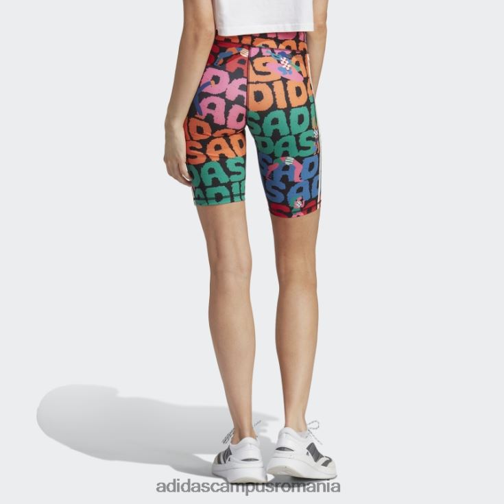adidas campus romania pantaloni scurți negri x farm rio pentru biciclete fierbinți femei negru/stacojiu J266N29894