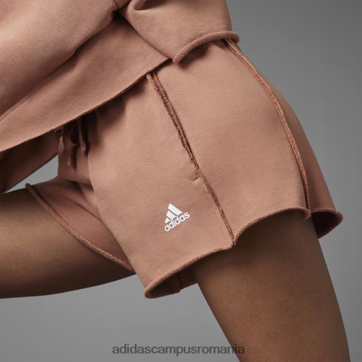 adidas campus romania pantaloni scurți relaxați cu talie înaltă colectiv power argilă adidas femei lut J266N29480