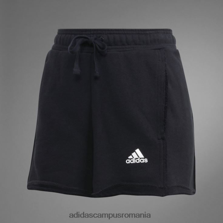 adidas campus romania pantaloni scurți relaxați cu talie înaltă colective, negri femei negru J266N29199
