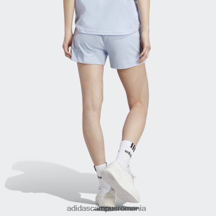 adidas campus romania pantaloni scurți slim cu 3 dungi esențiali albastru zori femei albastru zori/alb J266N29463
