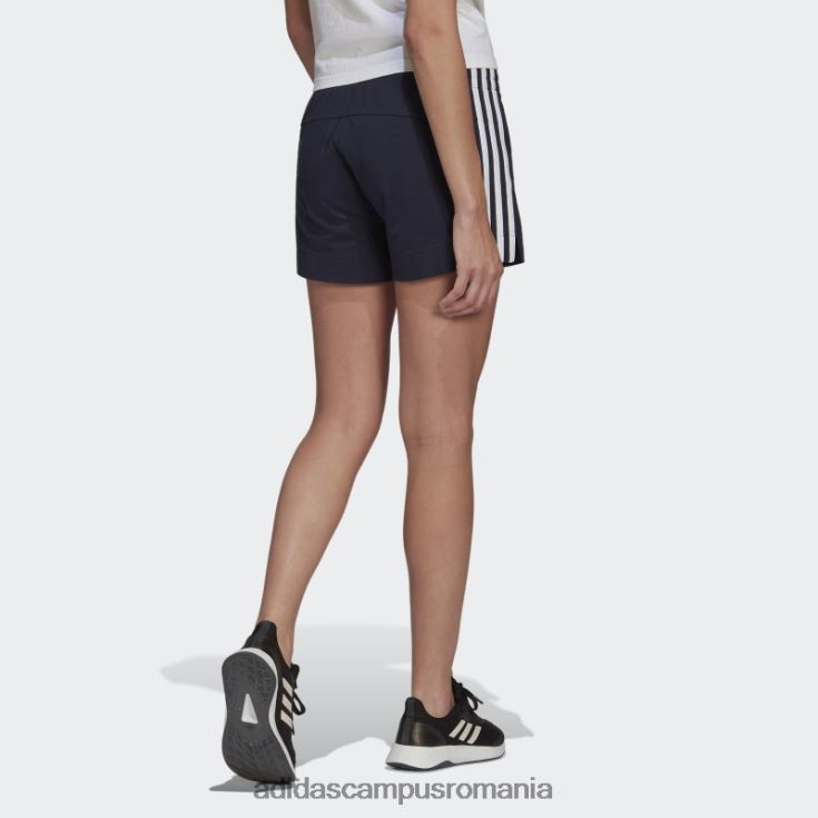 adidas campus romania pantaloni scurți slim cu 3 dungi essentials ink femei cerneală/alb J266N28989