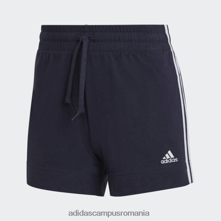 adidas campus romania pantaloni scurți slim cu 3 dungi essentials ink femei cerneală/alb J266N28989