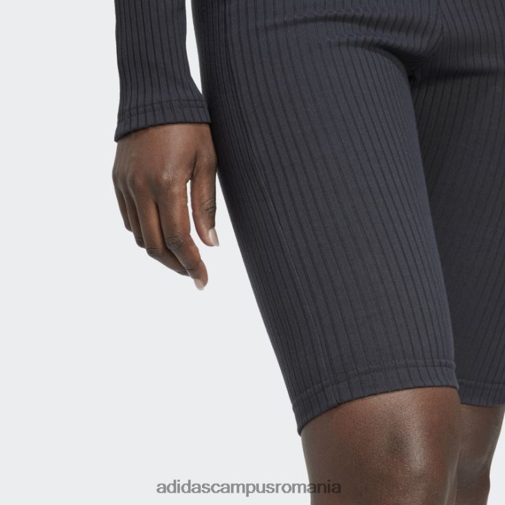 adidas campus romania pantaloni scurți studio lounge cu nervuri carbon adidas femei carbon J266N210704