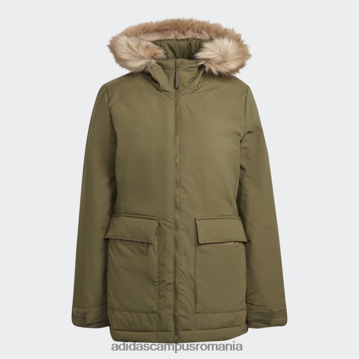 adidas campus romania parka cu glugă utilitas olive femei măsline J266N217150